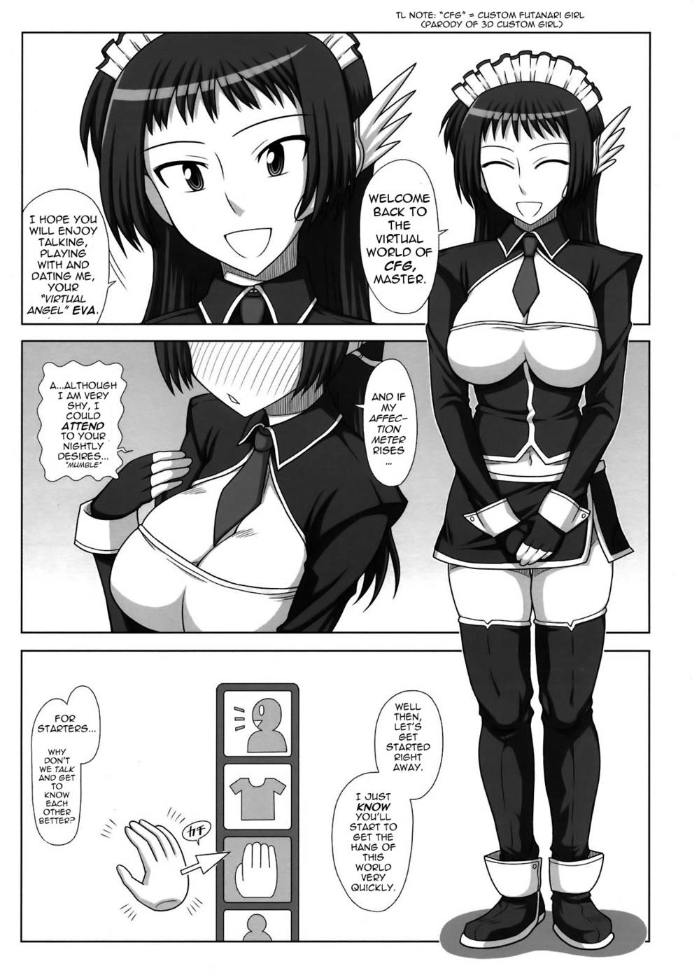 Hentai Manga Comic-Futanari-ko ga Ryouteashi wo Kotei-Read-5